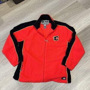 Calgary Flames NHL Fleece Sweater Size XL